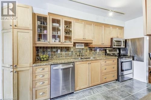 2438 Malcolm Crescent, Burlington, ON - Indoor Photo Showing Kitchen With Double Sink