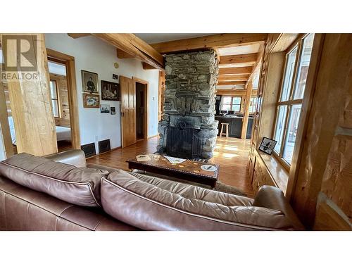 4802 Hamilton Road, Lac La Hache, BC - Indoor Photo Showing Other Room With Fireplace