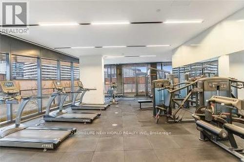 1104 - 21 Lawren Harris Square, Toronto (Moss Park), ON - Indoor Photo Showing Gym Room