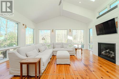 2072 Wilkinson Street, Innisfil, ON - Indoor Photo Showing Living Room With Fireplace