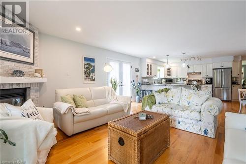 63 Forestgate Drive, Hamilton, ON - Indoor Photo Showing Living Room With Fireplace