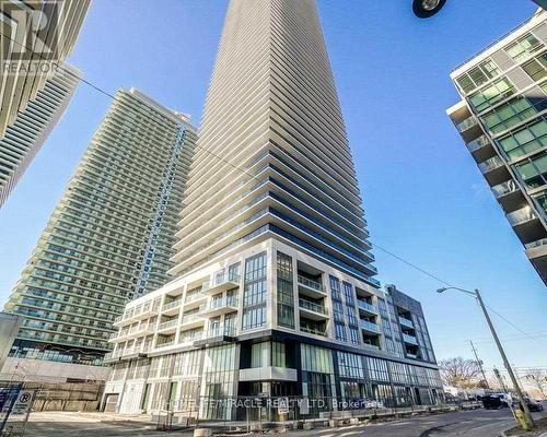 4406 - 70 Annie Craig Drive, Toronto, ON - Outdoor With Balcony With Facade