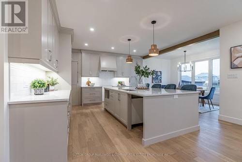 Lot 2 - 110 Timberwalk Trail, Middlesex Centre (Ilderton), ON - Indoor Photo Showing Kitchen With Upgraded Kitchen