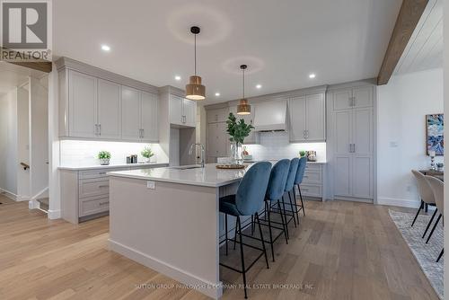 Lot 2 - 110 Timberwalk Trail, Middlesex Centre (Ilderton), ON - Indoor Photo Showing Kitchen With Upgraded Kitchen