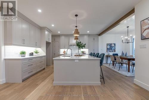 Lot 2 - 110 Timberwalk Trail, Middlesex Centre (Ilderton), ON - Indoor Photo Showing Kitchen With Upgraded Kitchen