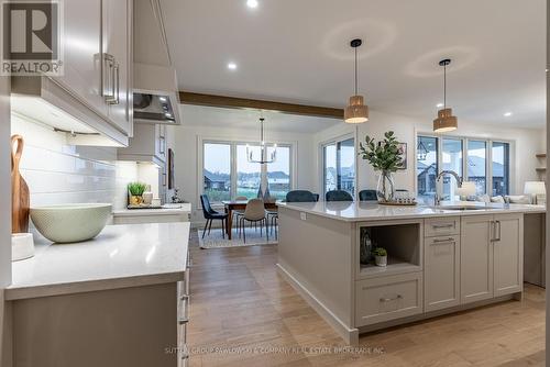 Lot 2 - 110 Timberwalk Trail, Middlesex Centre (Ilderton), ON - Indoor Photo Showing Kitchen With Upgraded Kitchen