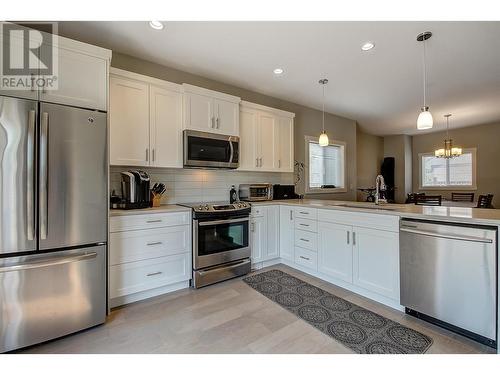 1480 Inkar Road, Kelowna, BC - Indoor Photo Showing Kitchen With Stainless Steel Kitchen