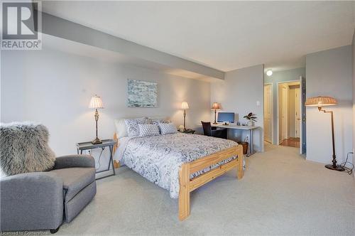 primary bedroom - 265 Westcourt Place Unit# 802, Waterloo, ON - Indoor Photo Showing Bedroom