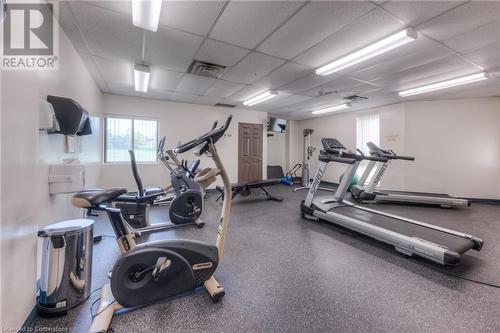 fitness room - 265 Westcourt Place Unit# 802, Waterloo, ON - Indoor Photo Showing Gym Room