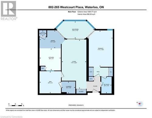 floor plan - 265 Westcourt Place Unit# 802, Waterloo, ON - Other