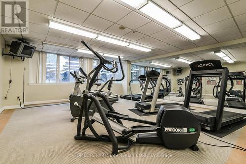 408 - 350 Webb Drive, Mississauga (City Centre), ON - Indoor Photo Showing Gym Room