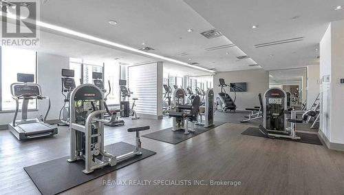 621 - 4011 Brickstone Mews, Mississauga (City Centre), ON - Indoor Photo Showing Gym Room