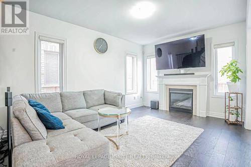 69 Thornbush Boulevard, Brampton, ON - Indoor Photo Showing Living Room With Fireplace