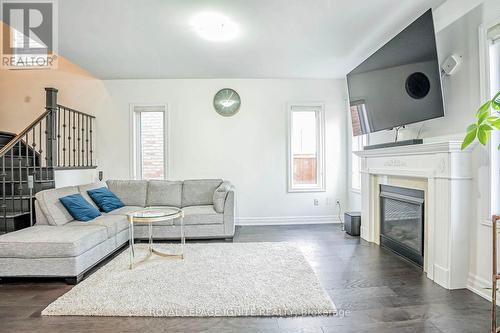 69 Thornbush Boulevard, Brampton, ON - Indoor Photo Showing Living Room With Fireplace