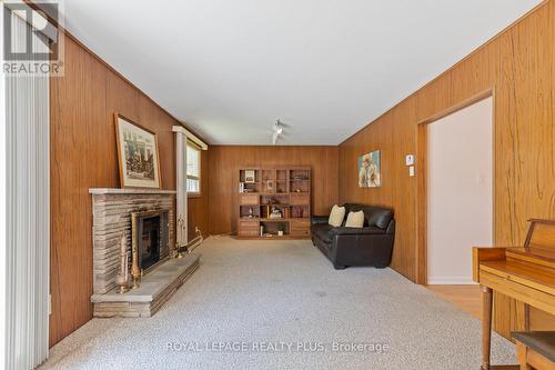 3690 Bluestream Crescent, Mississauga, ON - Indoor With Fireplace