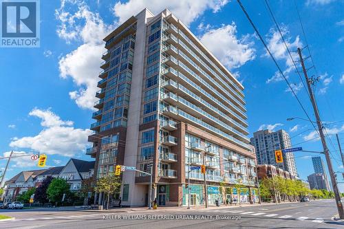 312 - 5101 Dundas Street W, Toronto, ON - Outdoor With Balcony With Facade