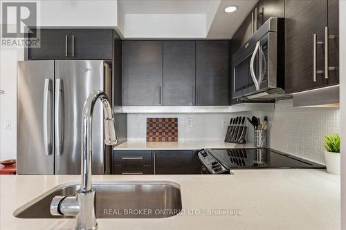 1319 - 85 East Liberty Street, Toronto (Niagara), ON - Indoor Photo Showing Kitchen With Stainless Steel Kitchen With Double Sink