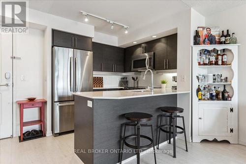 1319 - 85 East Liberty Street, Toronto (Niagara), ON - Indoor Photo Showing Kitchen With Stainless Steel Kitchen With Upgraded Kitchen