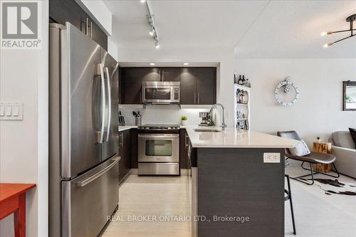 1319 - 85 East Liberty Street, Toronto (Niagara), ON - Indoor Photo Showing Kitchen With Stainless Steel Kitchen With Upgraded Kitchen