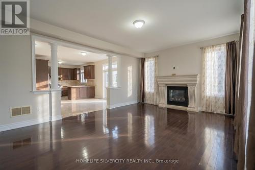 36 Maybeck Drive, Brampton, ON - Indoor Photo Showing Living Room With Fireplace