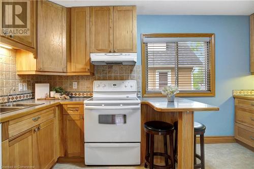 37 Floyd Street, Kitchener, ON - Indoor Photo Showing Kitchen With Double Sink