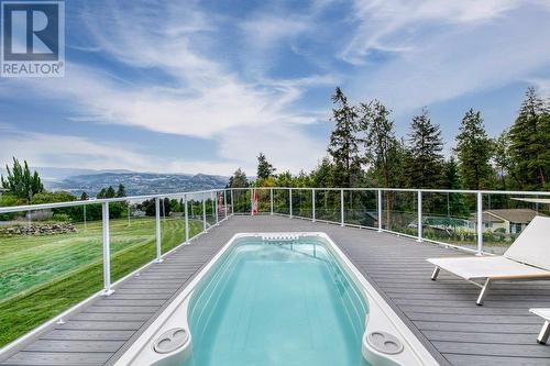 3044 Debeck Road, Naramata, BC - Outdoor With In Ground Pool With Deck Patio Veranda With View