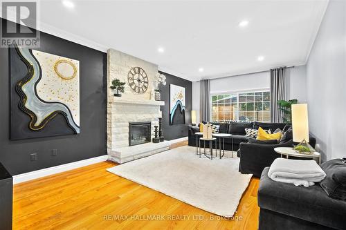 140 Bathgate Drive, Toronto, ON - Indoor Photo Showing Other Room With Fireplace