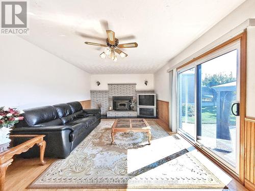 93 Old Chicopee Drive, Kitchener, ON - Indoor Photo Showing Living Room With Fireplace