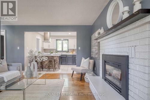 50 Bechtel Street, Cambridge, ON - Indoor Photo Showing Living Room With Fireplace