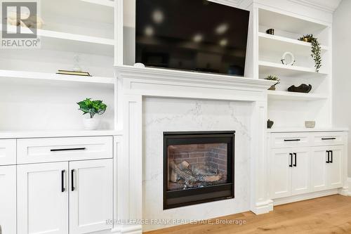 141 Dunington Drive, Toronto (Birchcliffe-Cliffside), ON - Indoor Photo Showing Living Room With Fireplace