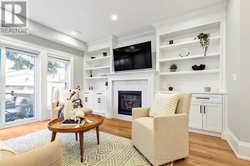 141 Dunington Drive, Toronto (Birchcliffe-Cliffside), ON - Indoor Photo Showing Living Room With Fireplace