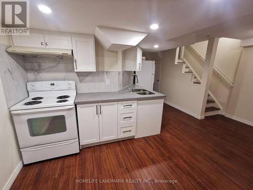 Bsmt - 457 Staines Road, Toronto (Rouge), ON - Indoor Photo Showing Kitchen With Double Sink