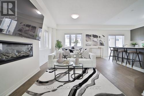 1 Lahey Crescent, Penetanguishene, ON - Indoor Photo Showing Living Room With Fireplace