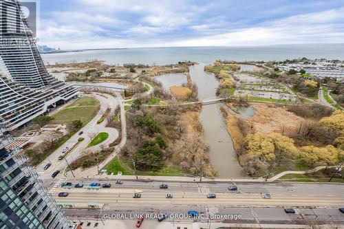 2901 - 2212 Lakeshore Boulevard W, Toronto (Mimico), ON - Outdoor With Body Of Water With View