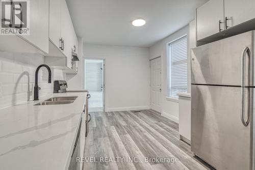 27 Grove Street, Hamilton (Corktown), ON - Indoor Photo Showing Kitchen With Double Sink With Upgraded Kitchen