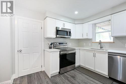 197 Green Road, Stoney Creek, ON - Indoor Photo Showing Kitchen With Stainless Steel Kitchen