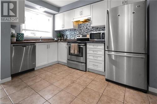 1328 Upper Sherman Avenue Unit# 6, Hamilton, ON - Indoor Photo Showing Kitchen With Stainless Steel Kitchen