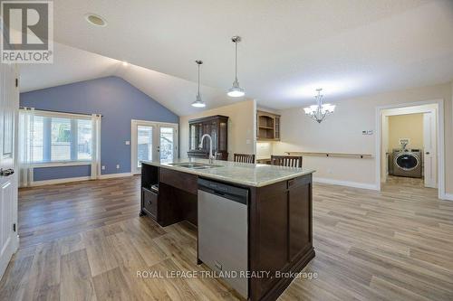 48 Ambleside Drive, St. Thomas, ON - Indoor Photo Showing Kitchen With Double Sink