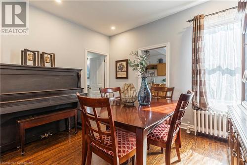 77 Poulette Street, Hamilton, ON - Indoor Photo Showing Dining Room