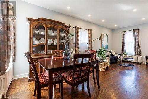 77 Poulette Street, Hamilton, ON - Indoor Photo Showing Dining Room