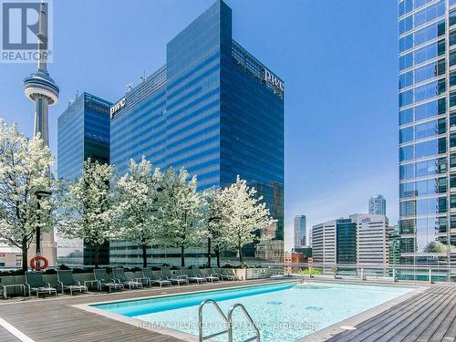 3003 - 55 Bremner Boulevard, Toronto, ON - Outdoor With In Ground Pool