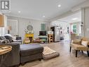 46 Commercial Street, Welland, ON  - Indoor Photo Showing Living Room With Fireplace 