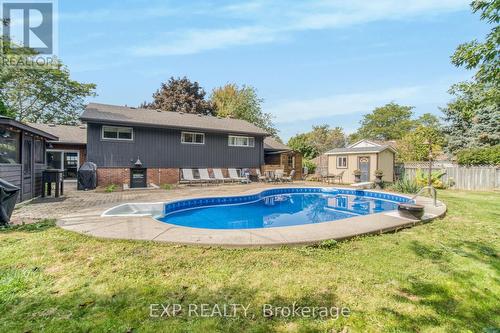 111 Oneida Boulevard, Hamilton, ON - Outdoor With In Ground Pool With Backyard With Exterior