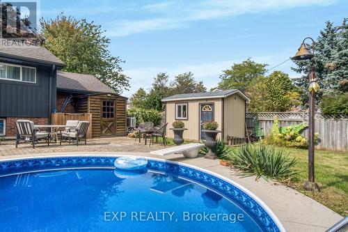 111 Oneida Boulevard, Hamilton (Ancaster), ON - Outdoor With In Ground Pool