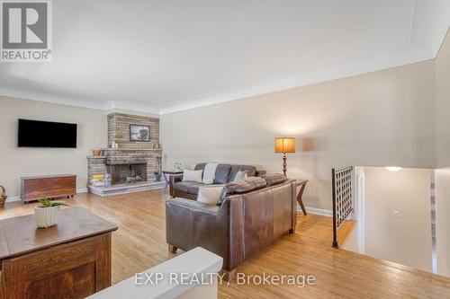 111 Oneida Boulevard, Hamilton (Ancaster), ON - Indoor Photo Showing Living Room With Fireplace