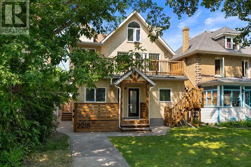 2218 Osler Street, Regina, SK - Outdoor With Deck Patio Veranda With Facade