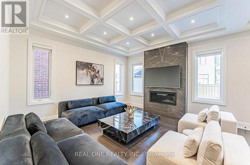 149 Milky Way Drive, Richmond Hill (Observatory), ON - Indoor Photo Showing Living Room With Fireplace