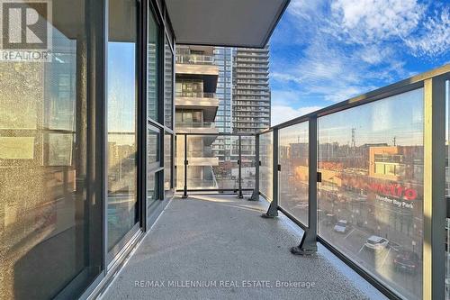 608 - 2212 Lakeshore Boulevard W, Toronto (Mimico), ON - Outdoor With Balcony With Exterior