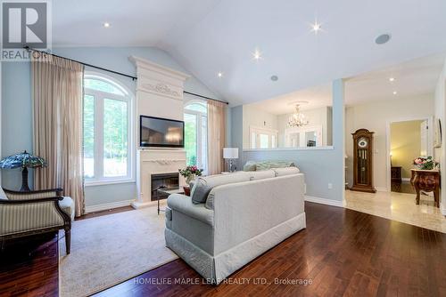 5963 6Th Line, New Tecumseth, ON - Indoor Photo Showing Living Room With Fireplace