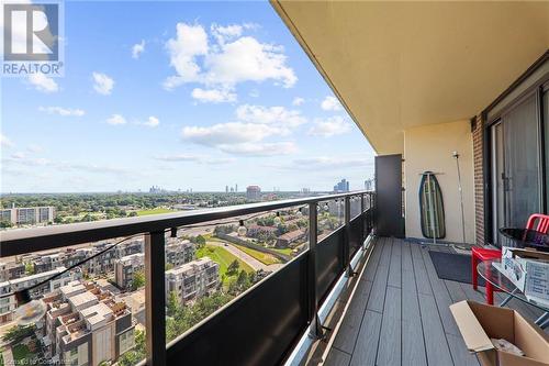 511 The West Mall Road Unit# 1908, Toronto, ON - Outdoor With Balcony With View With Exterior